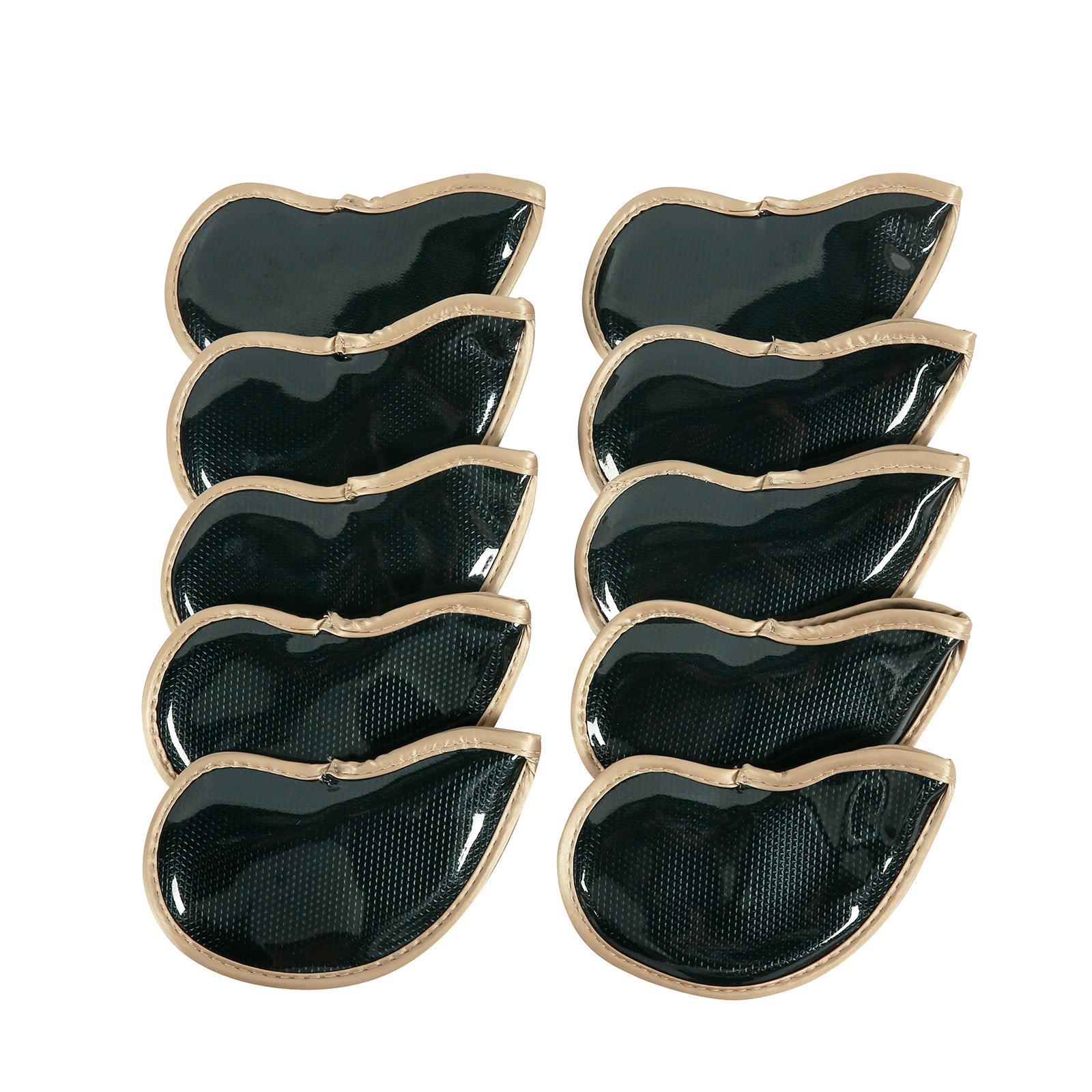 10Pcs Golf Iron Headcover Set Golf Club Head Covers Golfer Gift Protection