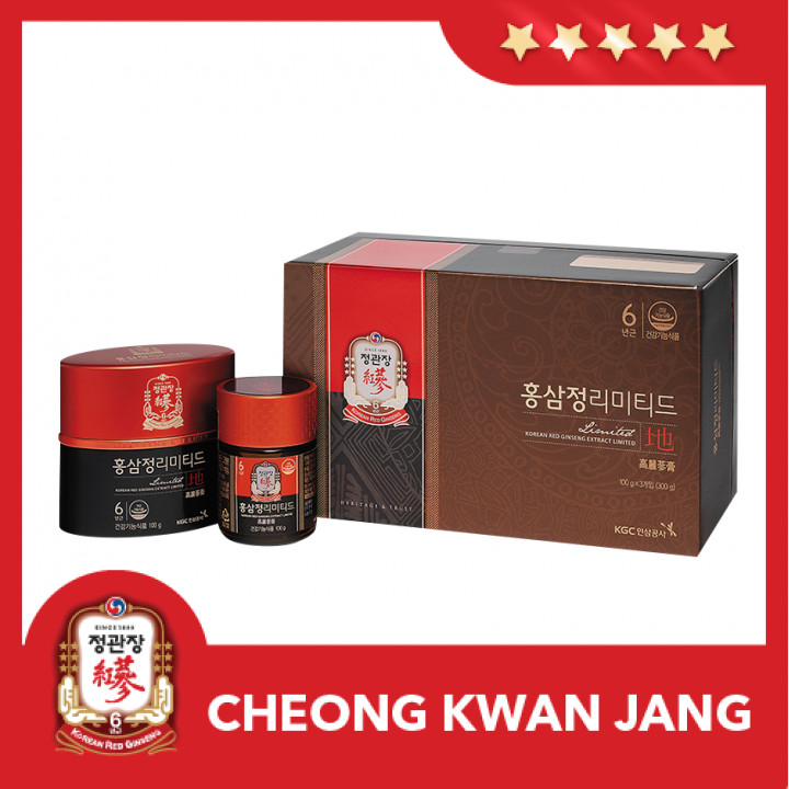 Cao Địa Sâm Hàn Quốc Thượng Hạng KGC Cheong Kwan Jang Extract Limited (100g x 3 lọ)