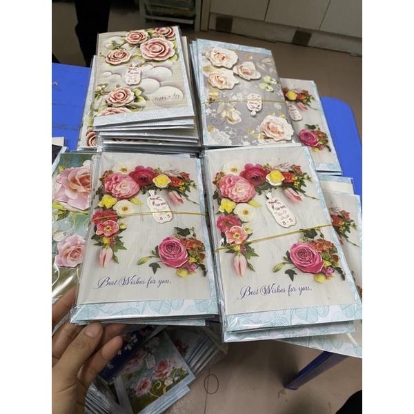 Thiệp chúc mừng Ngày Quốc Tế Phụ Nữ 8/3 Loại 3D TO ĐẸP KT: 13 x 22Cm