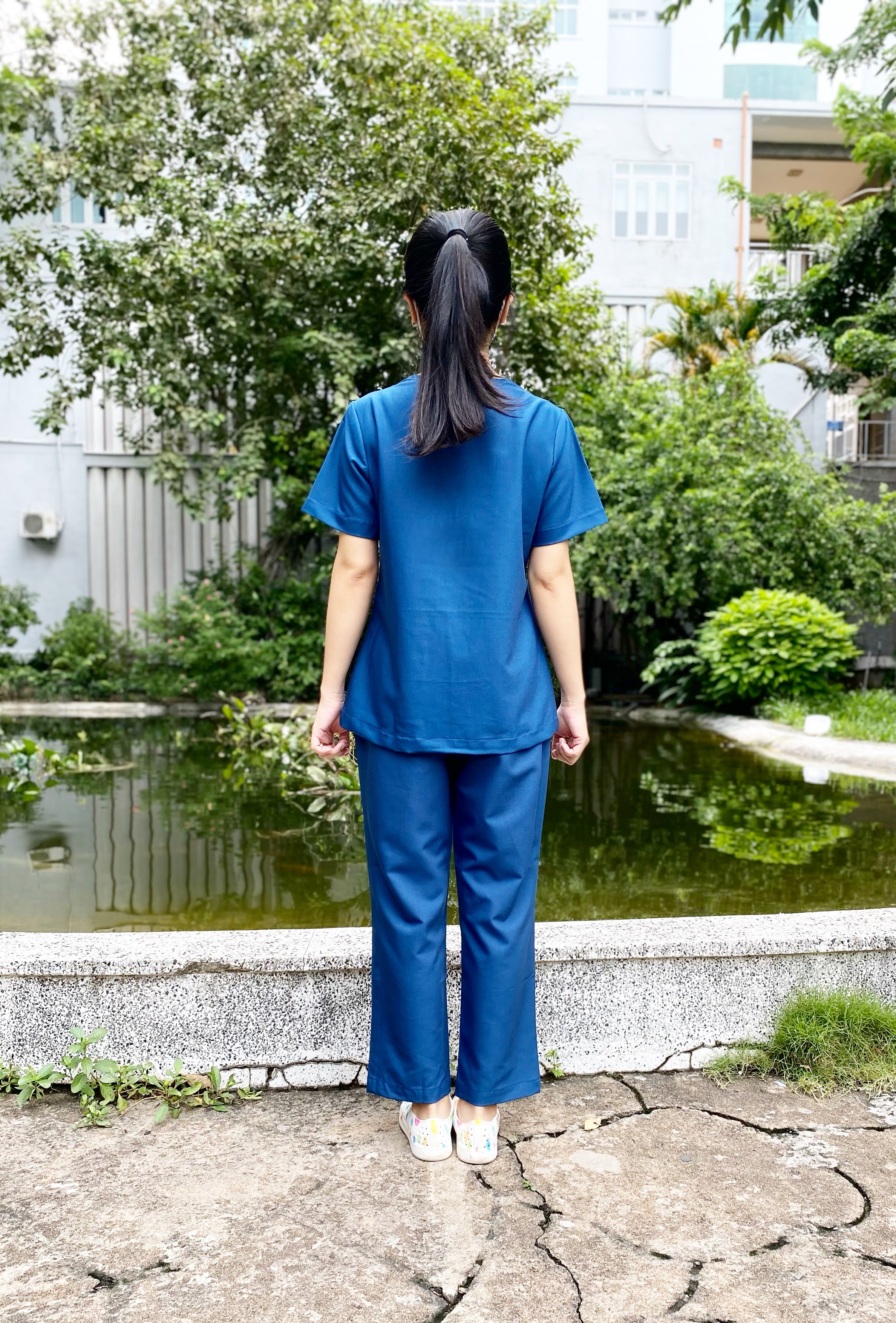 Bộ Scrubs Nữ Little Pinetree Cao cấp