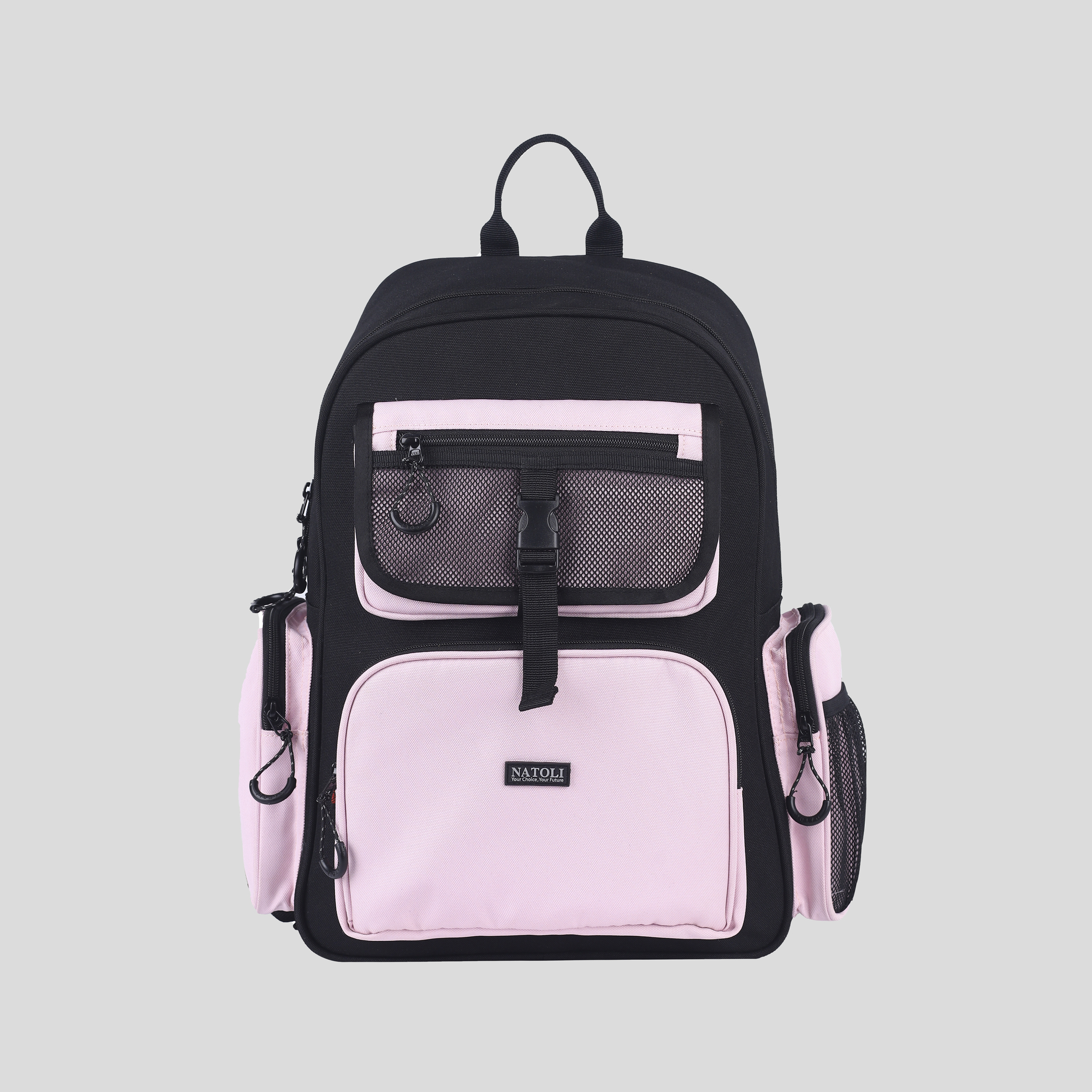 Balo unisex ICON BACKPACK chính hãng NATOLI chất vải canvas fashion kháng nước dày dặn chống sốc