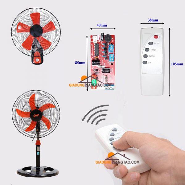 Bộ mạch điều khiển quạt từ xa,điều khiển từ xa cho quạt