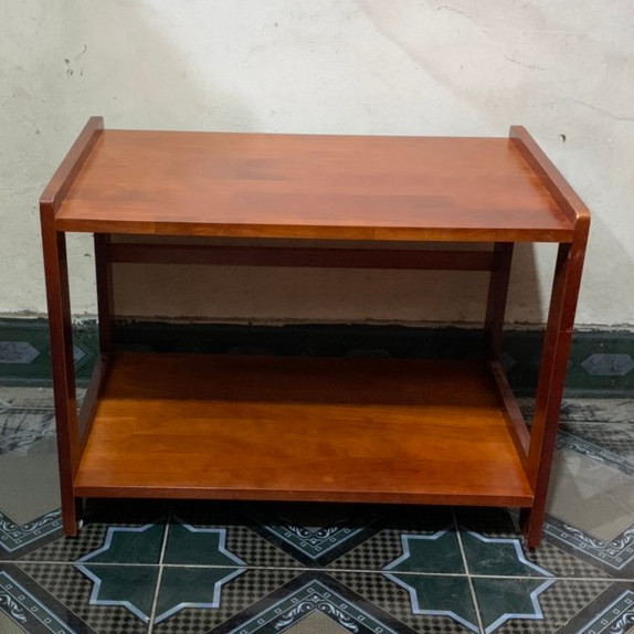 Kệ Để Lò Nướng 2 Tầng gỗ