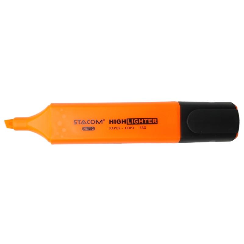 Bút Dạ Quang Stacom HL112-O - Màu Cam