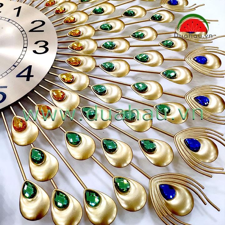 Đồng Hồ 69D01 Khổng Tước 69x65cm - Giá Siêu rẻ