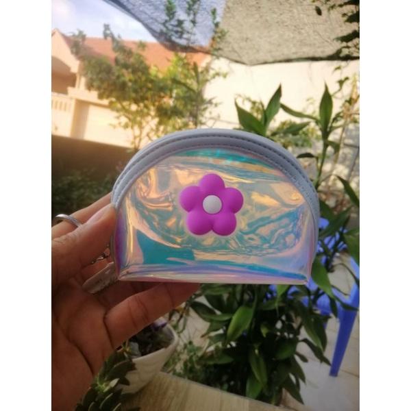 MÓC KHÓA BÓP. MÓC KHÓA VÍ HOLOGRAM DÁNG BẦU GẮN STICKER