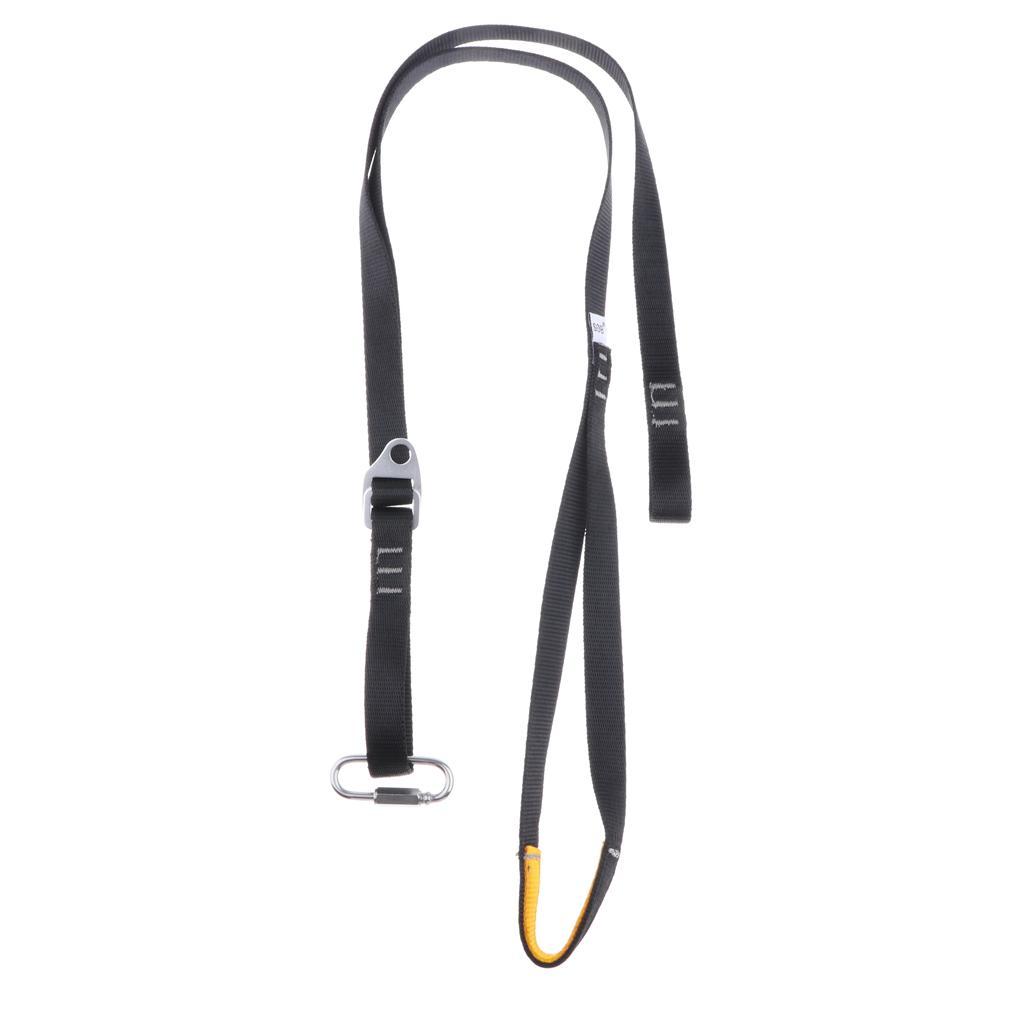 2 Pieces Climbing Aider Ascender Loop Lightweight for Rock Climbing Rescue Foot Ascender Starp Sling Ascending Loop