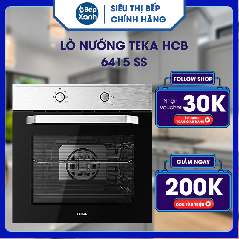 LÒ NƯỚNG TEKA HCB 6415 SS - Hàng Chính Hãng