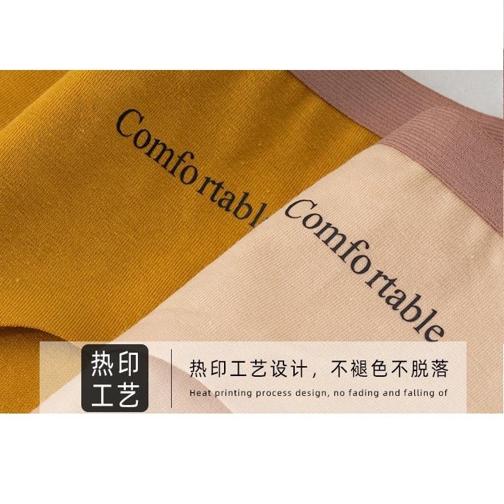 Quần lót Cotton Comfortable cao cấp, thông hơi kháng khuẩn mỏng mát mà co giãn tốt, nhiều màu trang nhã trẻ trung