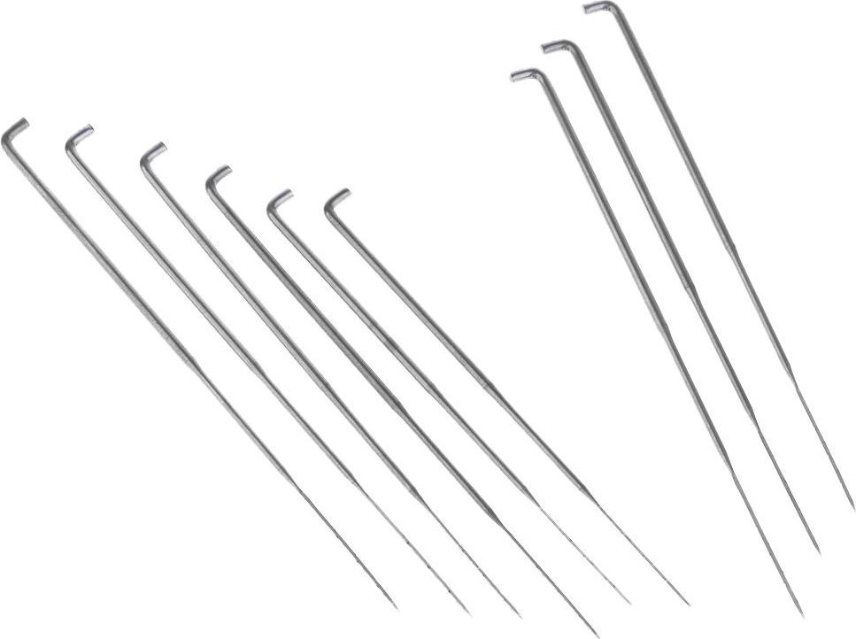 60 Chiếc 3 Size Nỉ Kim Len Cảm Thấy Dụng Cụ Với 1 Cái Rõ Ràng Chai Và 1 Chiếc Tay Cầm Bằng Gỗ