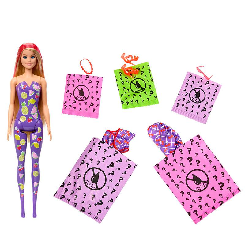 Đồ Chơi BARBIE Búp Bê Barbie Đổi Màu -  Phiên Bản Thời Trang Trái Cây HJX49