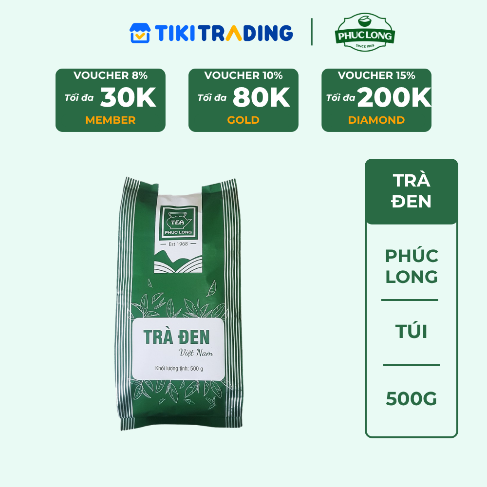 Trà đen Việt Nam 500g Phúc Long