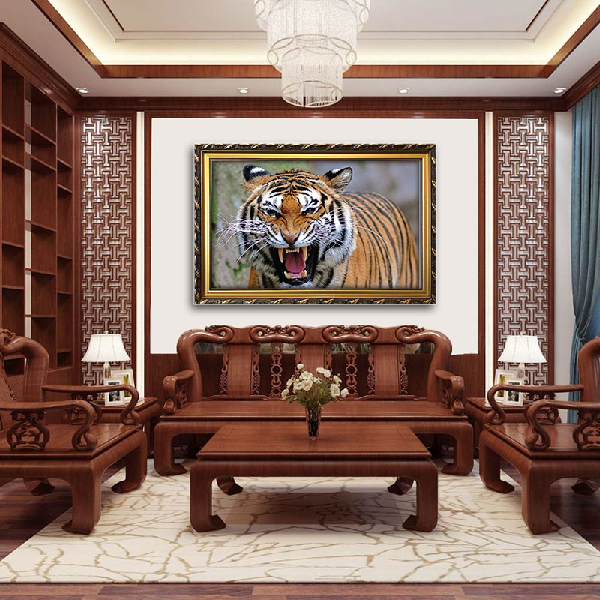 Tranh Hổ Gầm Đẹp W1051