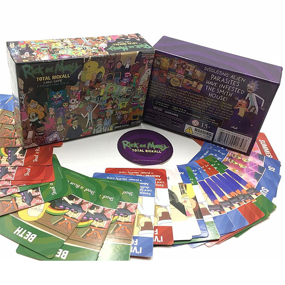 Bộ Bài Trò Chơi Rick and Morty Board Game Vui Nhộn