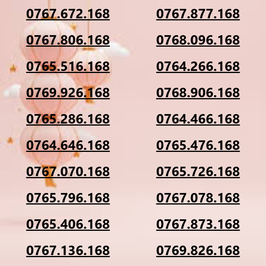 Sim Mobifone phong thủy đuôi 168 "Sim Lộc Phát" phát tài, phát lộc nhanh chóng (CHƯA KÍCH HOẠT, PHẢI ĐĂNG KÝ CHÍNH CHỦ )-HÀNG CHÍNH HÃNG