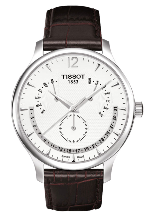 Đồng Hồ Nam Dây Da Tissot T063.637.16.037.00 (42mm) - Nâu