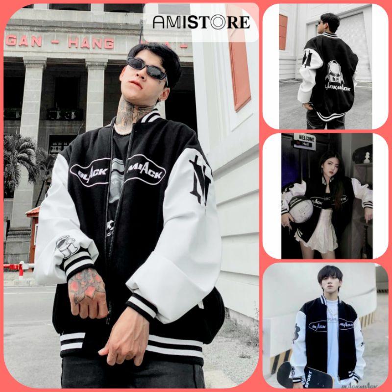 Áo khoác bomber unisex, áo khoác cặp đôi chất dù