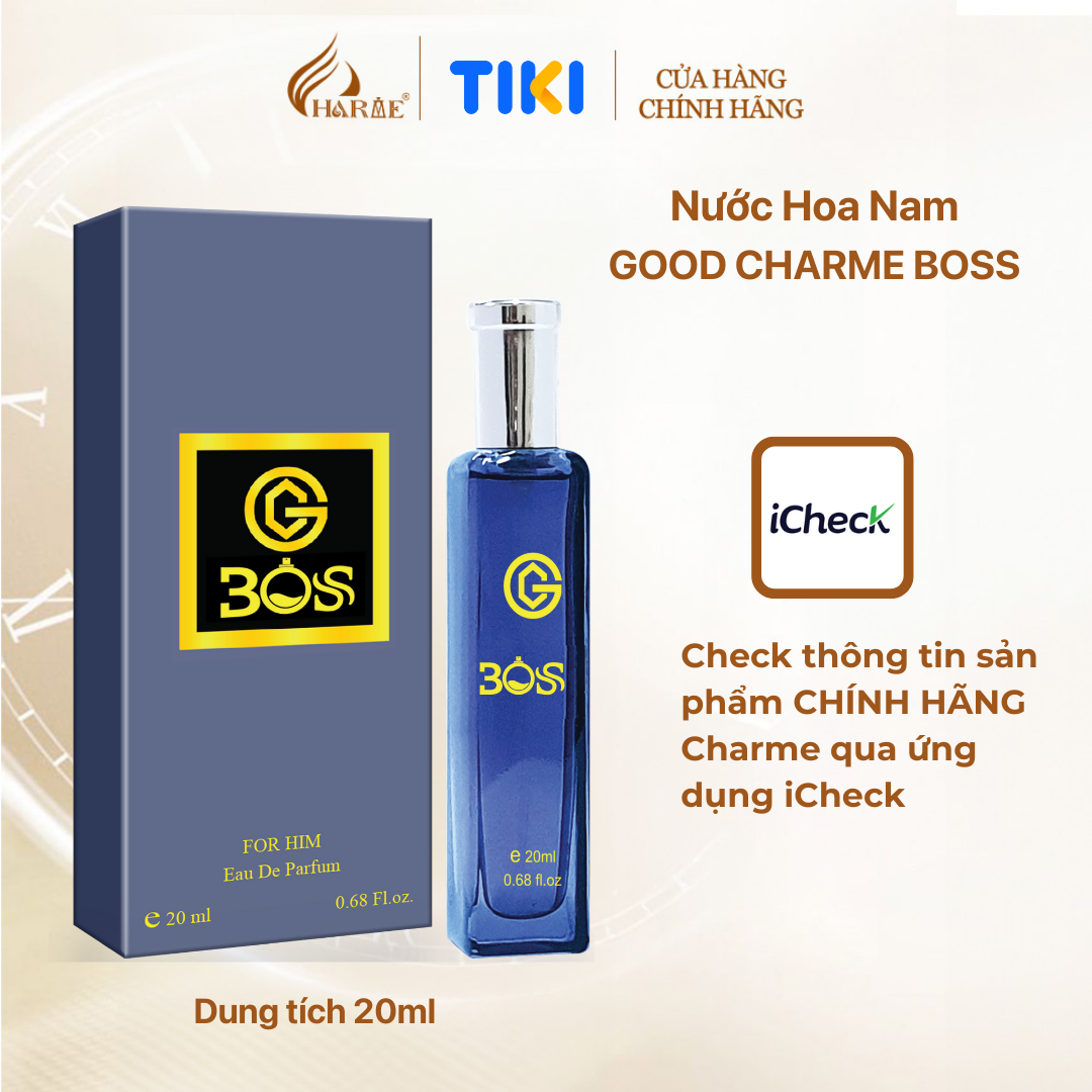 Nước Hoa Nam Cao Cấp BOSS CHARME 20ml Dòng Nước Hoa Phương Đông Hương Thơm Độc Đáo Mạnh Mẽ Dành Cho Phái Mạnh