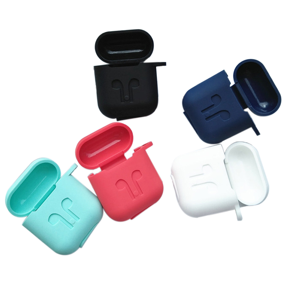 Hộp Đựng Tai Nghe BT Không Dây Vỏ Silicone Tương Thích Với AIRpods Apple