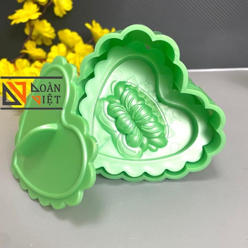 Khuôn TIM Nhấn Xôi Hình Hoa Hồng, Sen , Phước, Lộc, Thọ, Hỷ 10cm -3D SIÊU SẮC NÉT - Bí quyết làm bánh SIÊU ĐẸP, NHANH