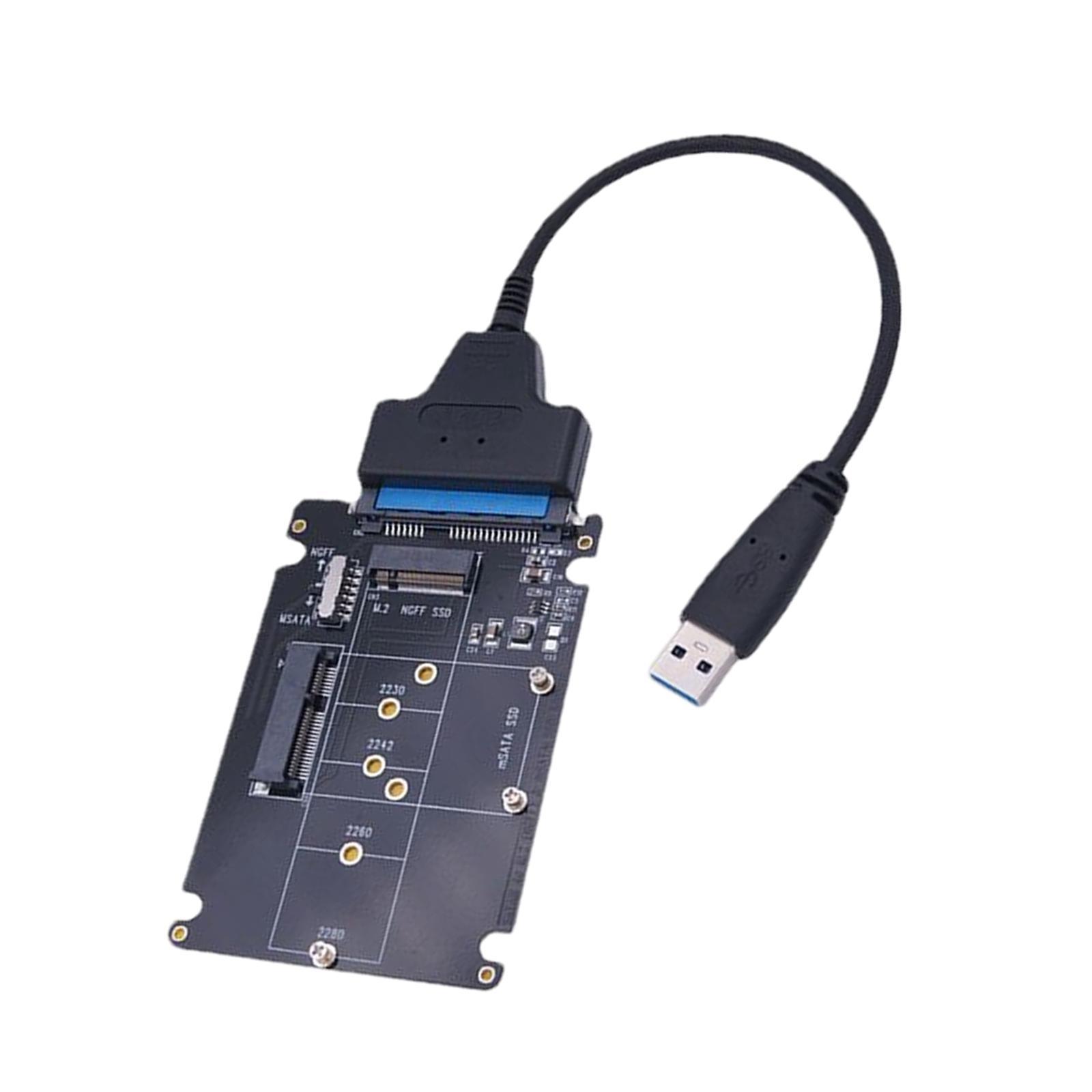 MSATA to  Adapter USB to  Cable SATA3.1 Standard  E