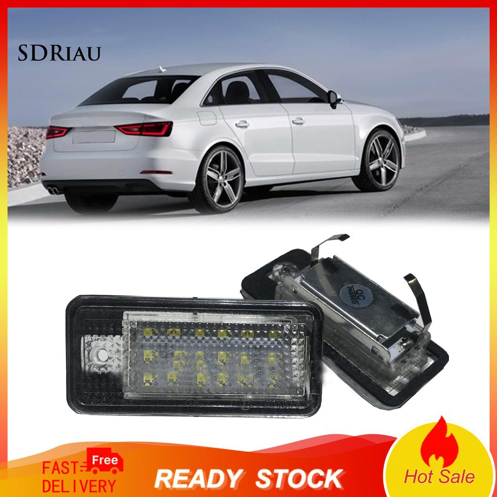 Bộ 2 Đèn Led Gắn Biển Số Xe Hơi Audi A3 / A4 / A6 / A8 / Q7 / Rs4 / Rs6