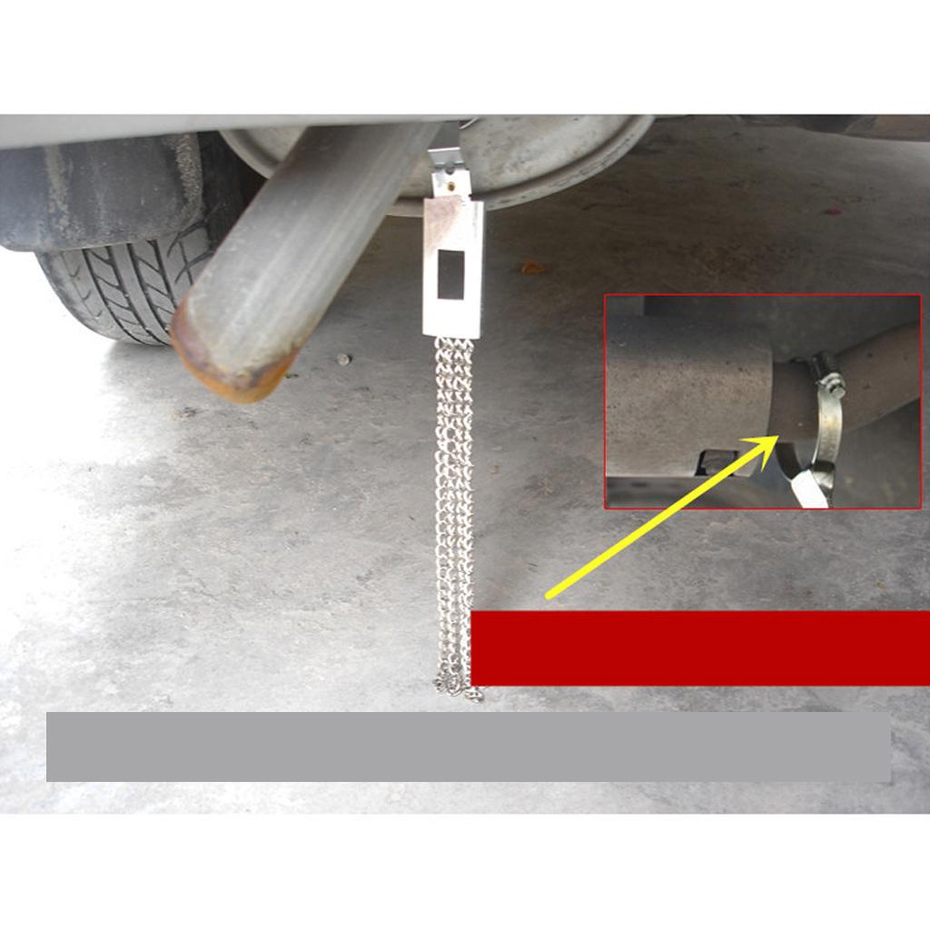 Universal Car Anti Static Strap Belt Ground Wire Safety Chain W Hose Clamp
