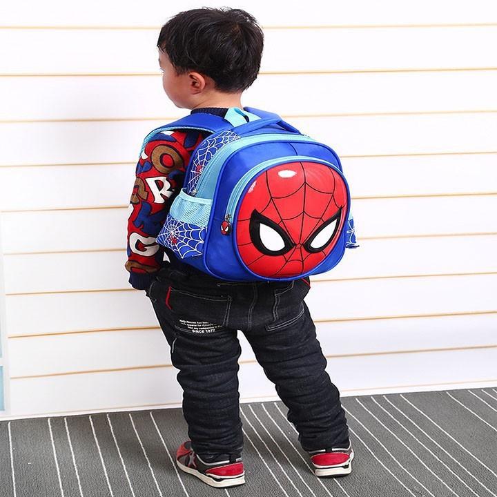 Balo người nhện cực chất cho bé đi mẫu giáo, đi lớp.