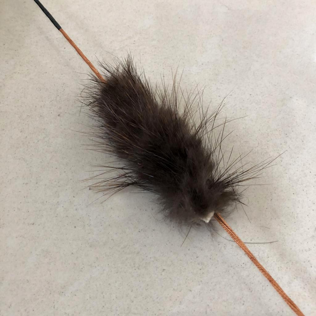 Archery Bow String Silencers Artificial Beaver Hair for Reducing Vibration
