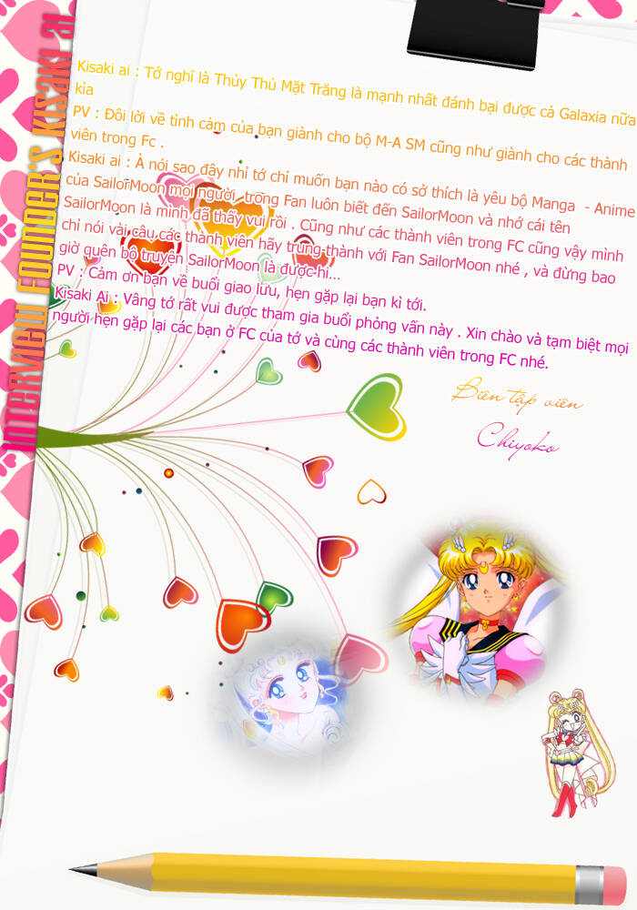 tạp chí thủy thủy mặt trăng chapter 2 9