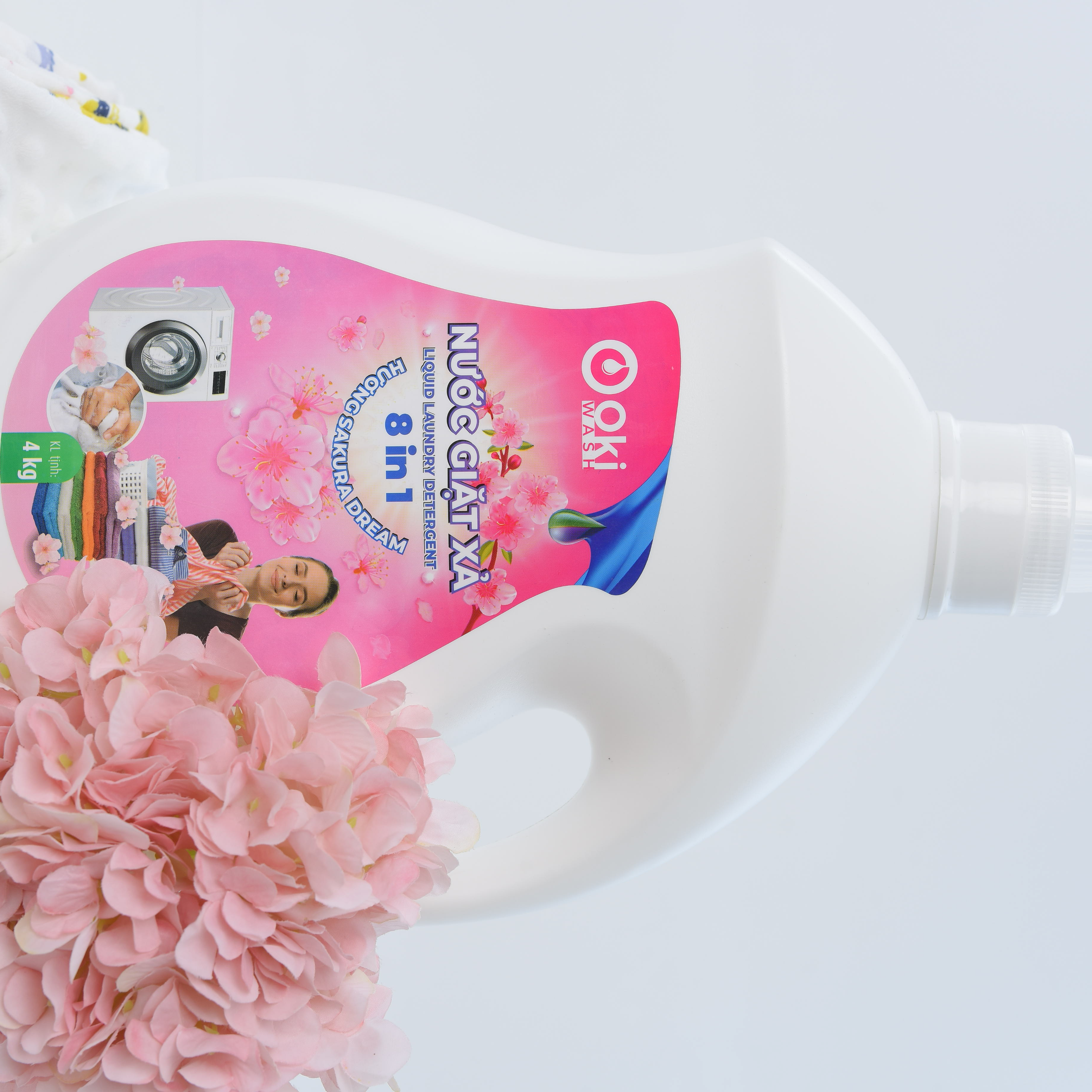 Nước giặt xả Hương SAKURA DREAM 4kg Oki wash