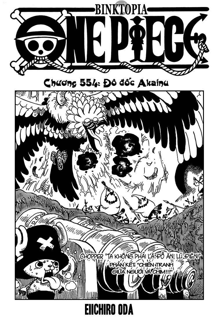 đảo hải tặc - one piece chapter 554 1