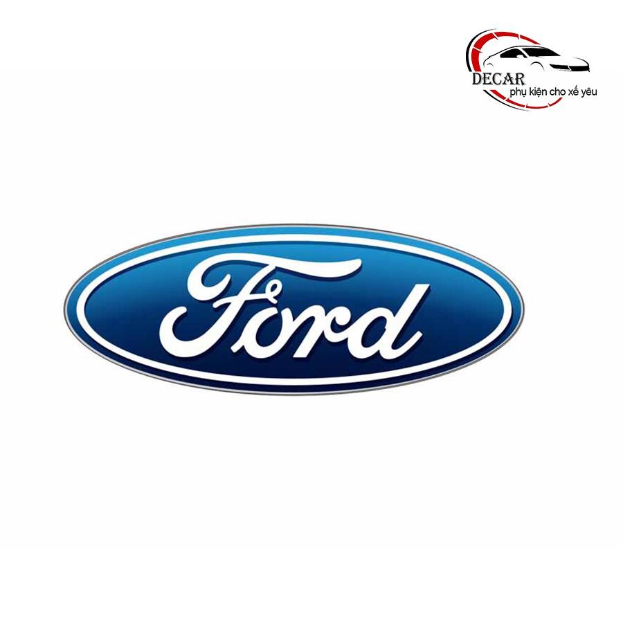 Bộ 10 miếng dán chống xước hõm cửa xe Ford silicon cao cấp , miếng dán cửa xe, ốp lõm tay nắm in logo