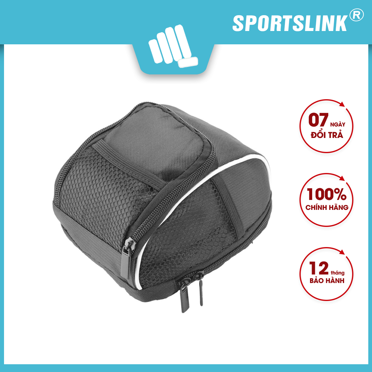 Túi treo đầu xe đạp nhiều ngăn chống thấm Goinglink GN01 (Đen) Sportslink