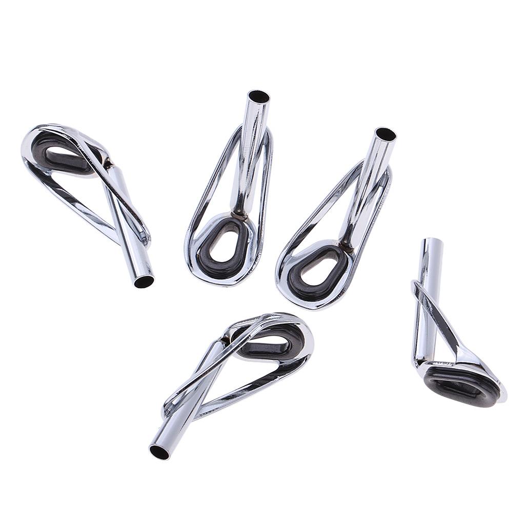 5pcs 26mm Fishing Top Rings Rod Pole Repair Kit Line Guides Eyes Stainless
