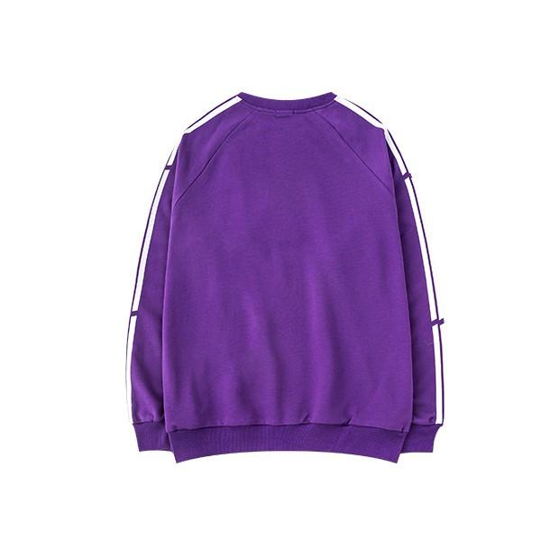 Áo sweater sọc unisex - ẢNH THẬT