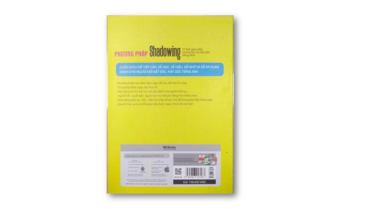 Phương Pháp Shadowing 33 Bài Giao Tiếp Tương Tác Trị Mất Gốc Tiếng Anh