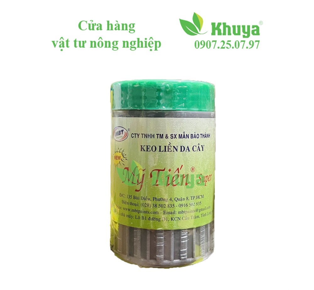 Keo liền da cây MỸ TIẾN Super 225gr Nâu