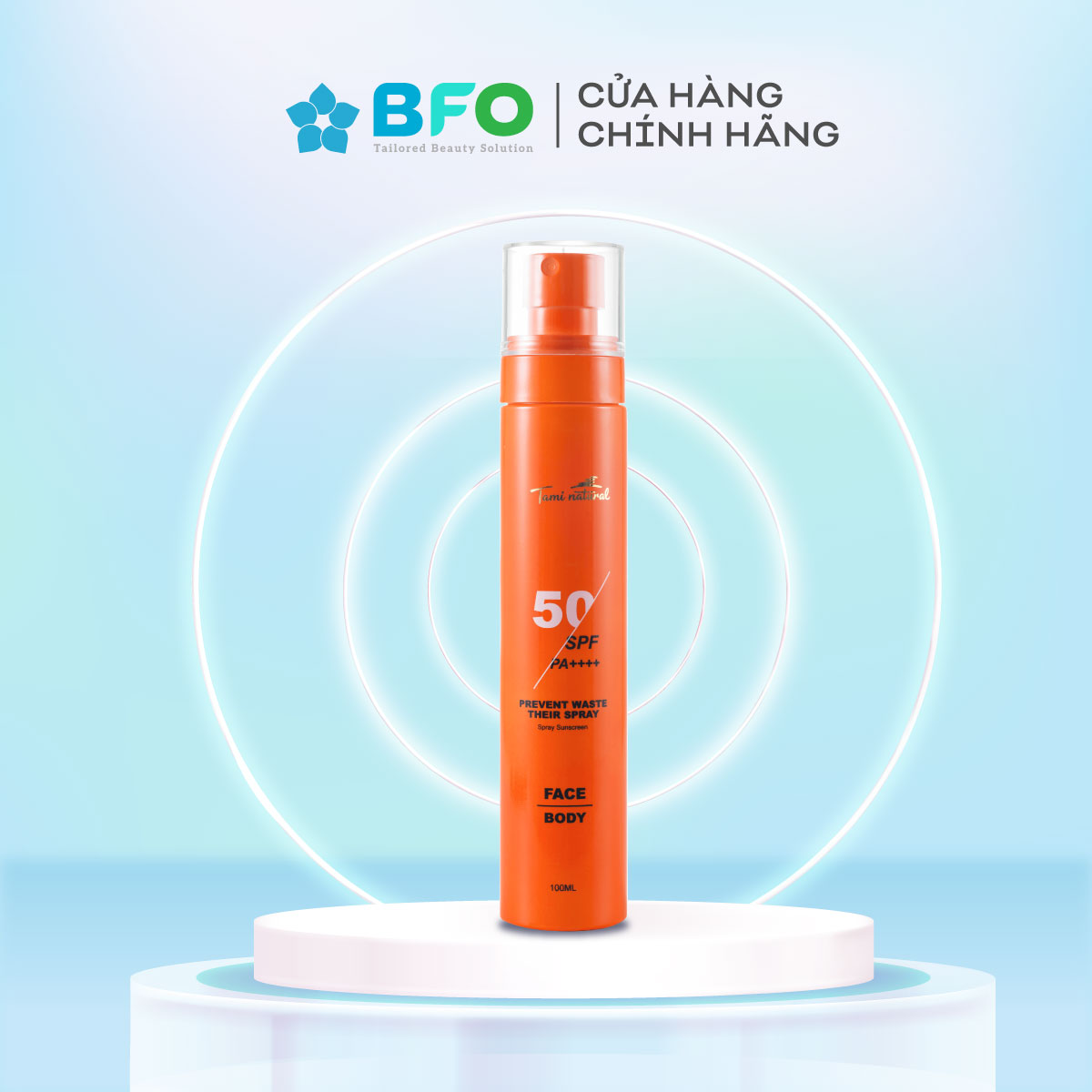 Xịt Chống Nắng Bảo Vệ Da Tối Ưu Summer SUN Spray SPF 50 PA++++ 100ml