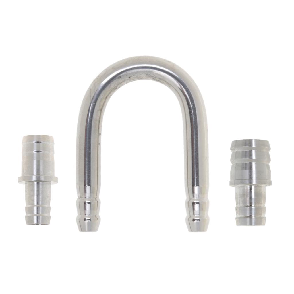 2X Aquarium Filter Tube Hose U-shape & 12/16 & 16/22 Adapter Connection 12-16mm