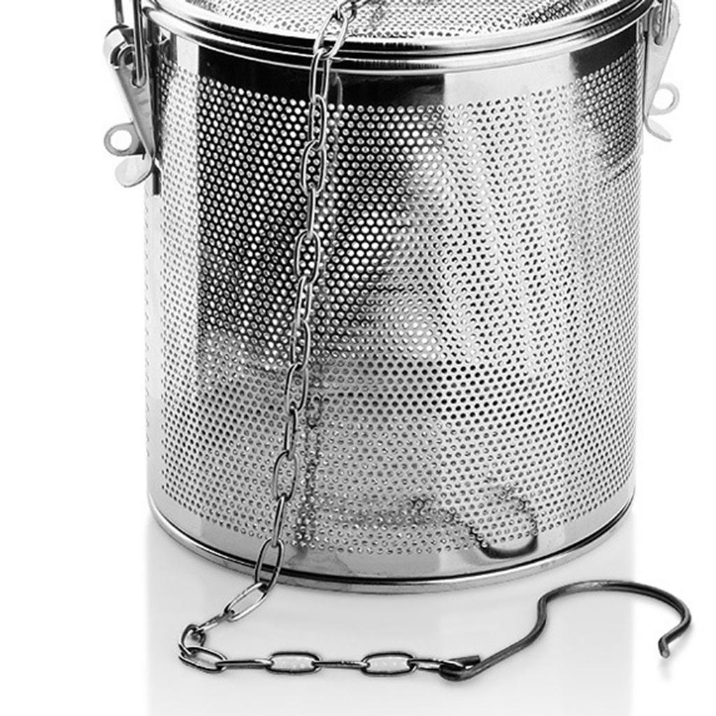 Stainless Steel Spice Seasoning Strainer Tea Ball Strainer 0.3L