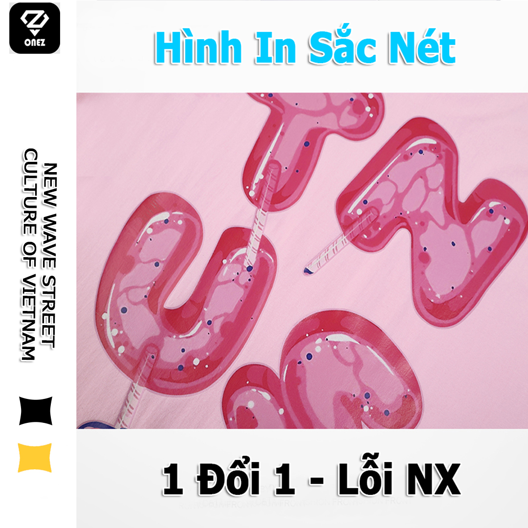 Áo thun nữ unisex from rộng ONEZ,áo phông nữ TUNS áo kiểu Áo thun in tay lỡ Ulzzang mặc cặp, nhóm, lớp