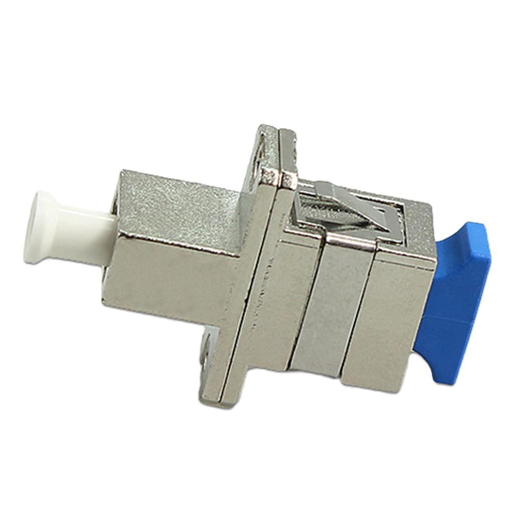 3-6pack SC to LC Single Mode Metal Housing Fiber Optic Adapter SC-LC Flange