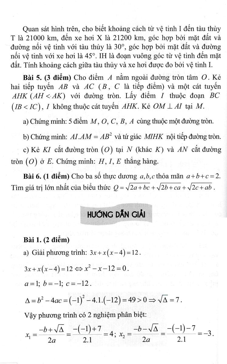 Sách - Hướng Dẫn Tự Ôn Thi Tuyển Sinh Vào Lớp 10 Môn Toán