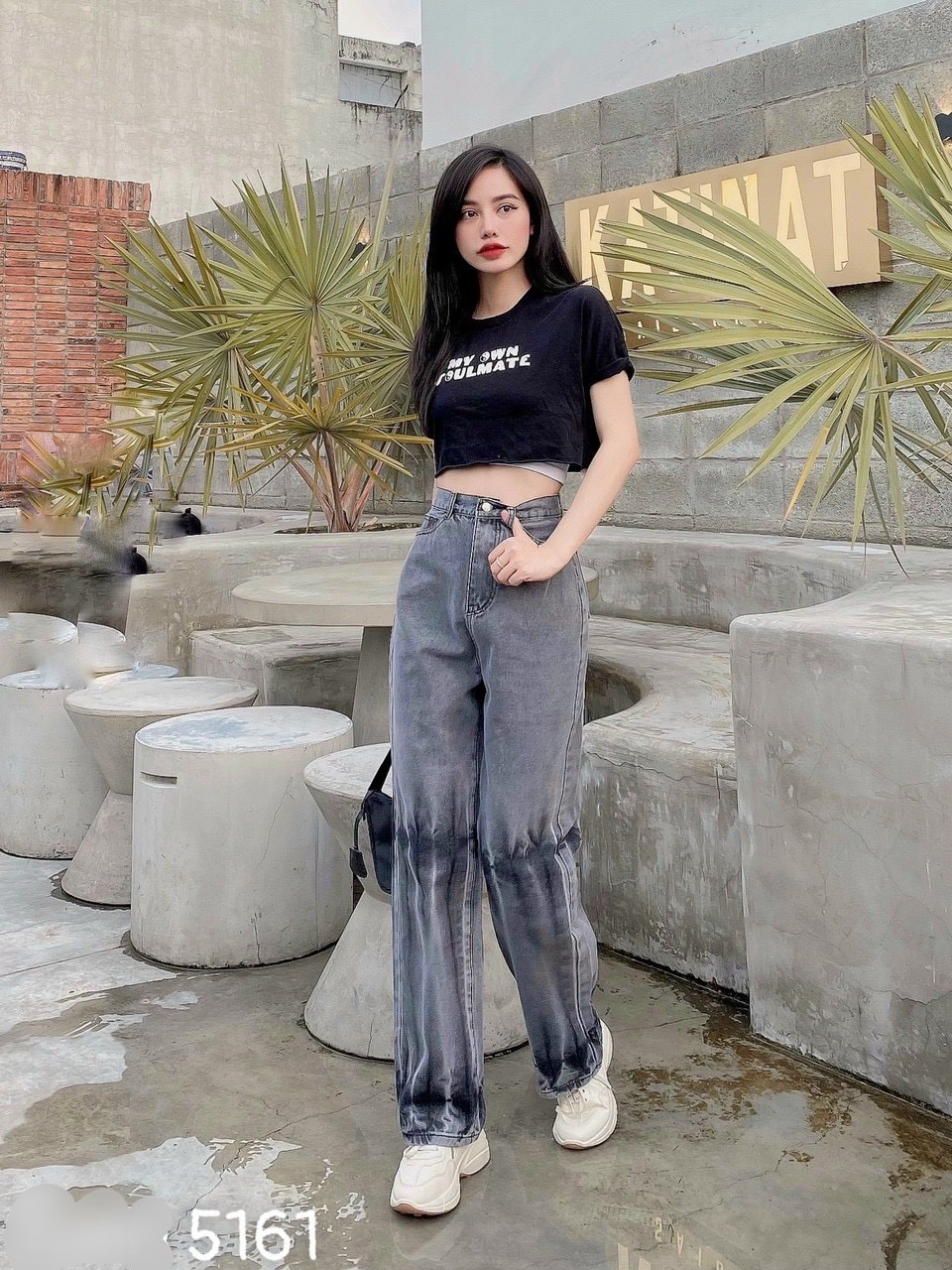 QUẦN BAGGY JEAN NỮ ỐNG SUÔNG LƯNG CAO LOANG MÀU THỜI TRANG MỚI 2022