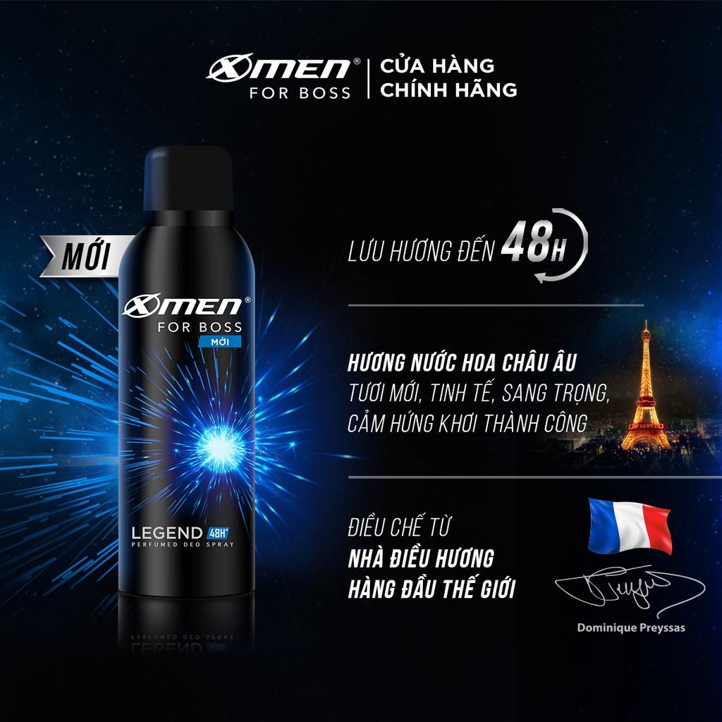 Xịt khử mùi Xmen For Boss Legend - 150ml