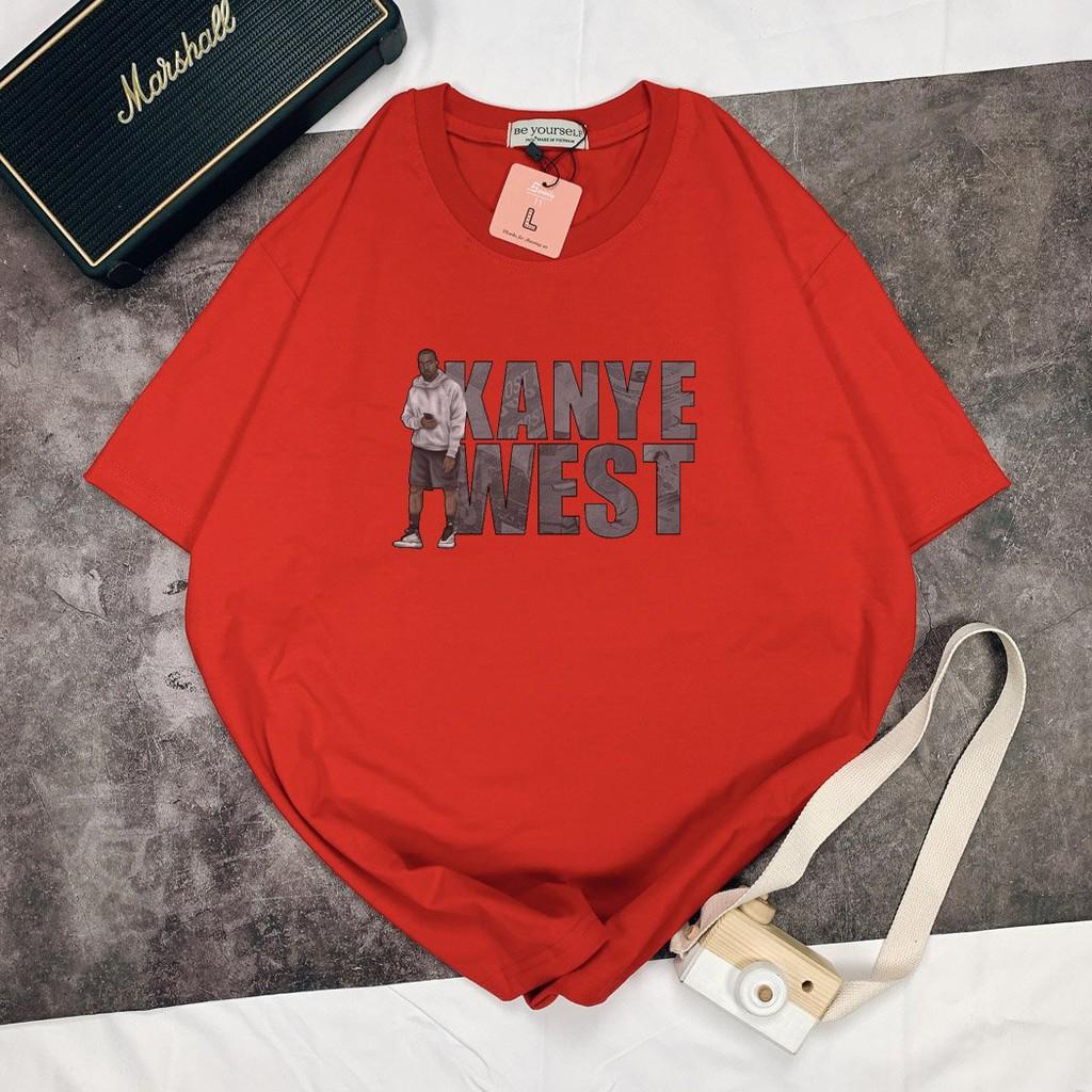 - Áo thun tay ngắn Be Yourself unisex size M L XL - KANYE WEST