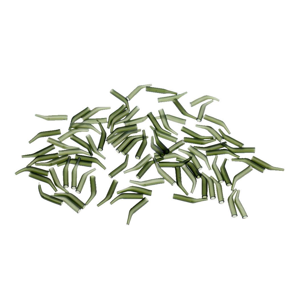 100pcs Line Aligner / Hook Sleeves Carp Fishing Tackle Rig - Small Size