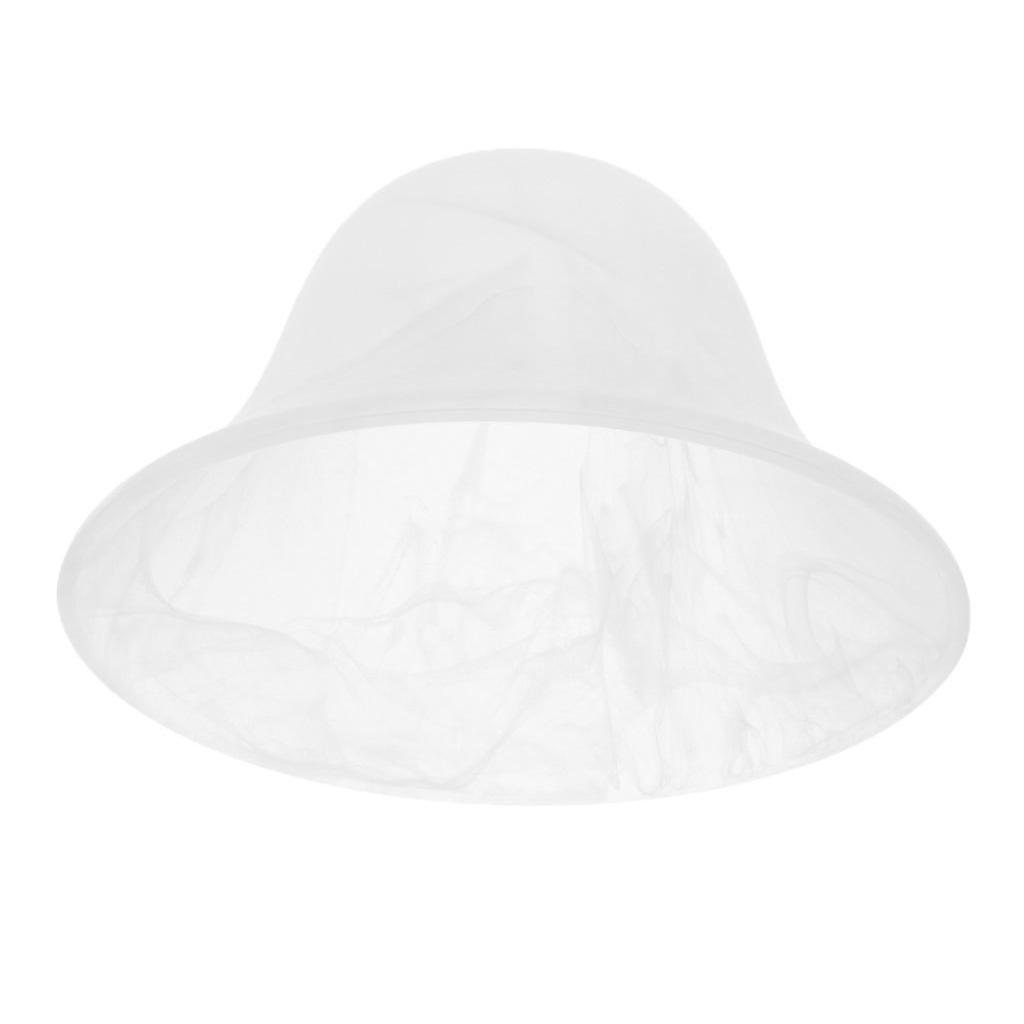 2xReplacement Ceiling Fan Vanity Chandelier Frosted And Clear Glass Shade 4