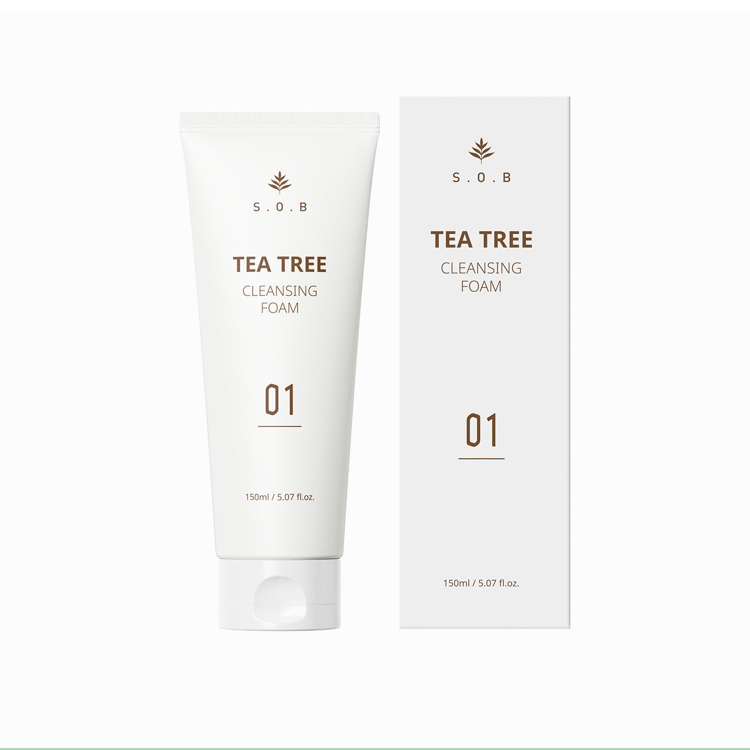 Sữa rửa mặt ngừa mụn giảm mụn S.O.B Tea Tree Cleansing Foam